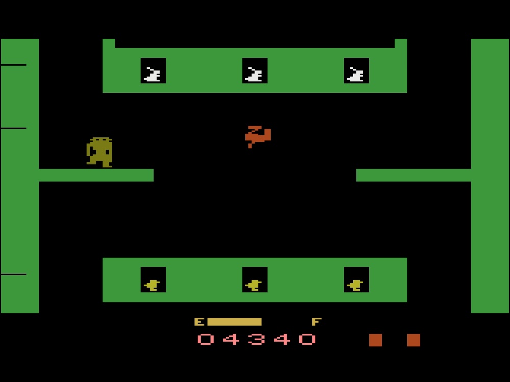 Gameplay of Sky Skipper for Atari 2600
